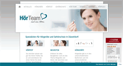 Desktop Screenshot of hoer-team.de